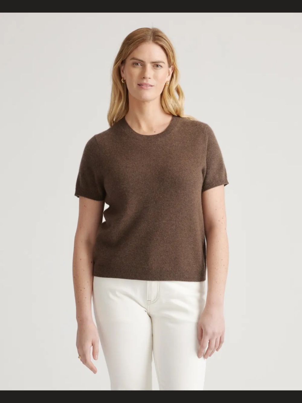 QUINCE MONGOLIAN CASHMERE TEE